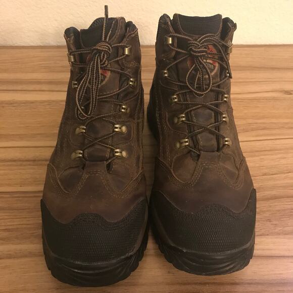 Red Wing Irish Setter Two Harbors Leather Waterproof Vibram Hiker Men Boots 11.5 - Picture 3 of 7
